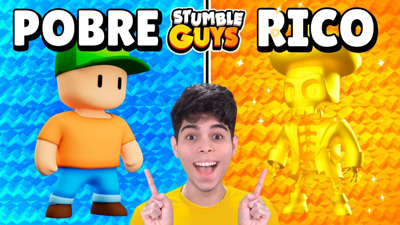 DE POBRE AO RICO COM PROFISSÕES NO STUMBLE GUYS!