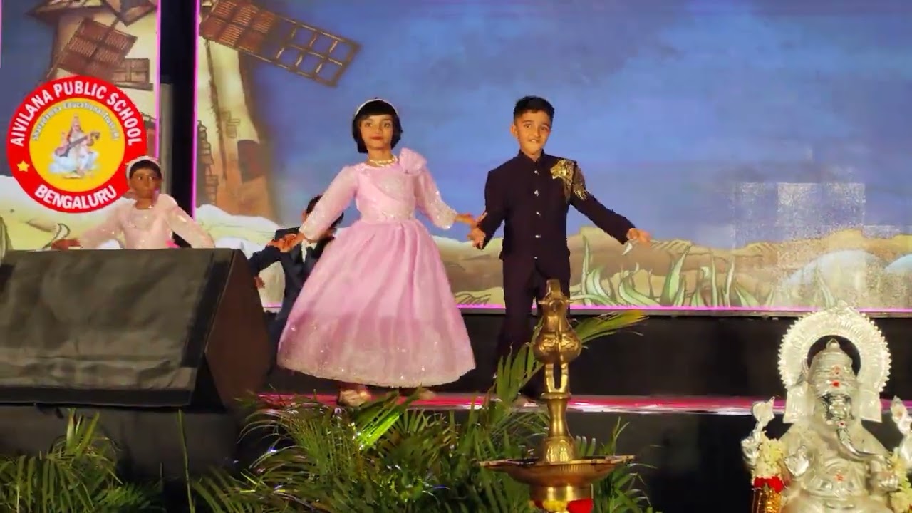 Chirasvi on stage 2026 annual day 3rd dance