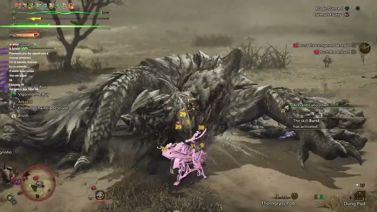 FARMANDO UM POUCO PORQUE TA COMPLICADO KK | MONSTER HUNTER WILDS