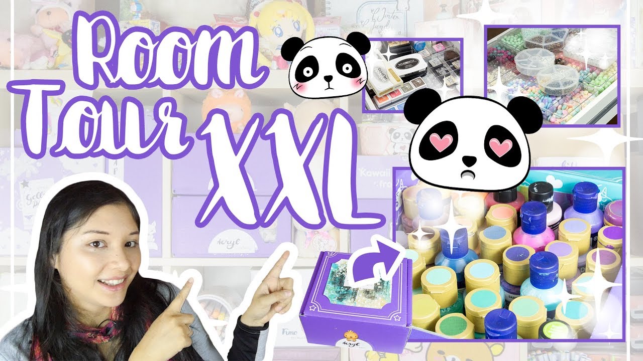 XXL Room Tour &hearts; Mein Bastelreich &hearts; | VLOG | DEUTSCH | Sammyfim