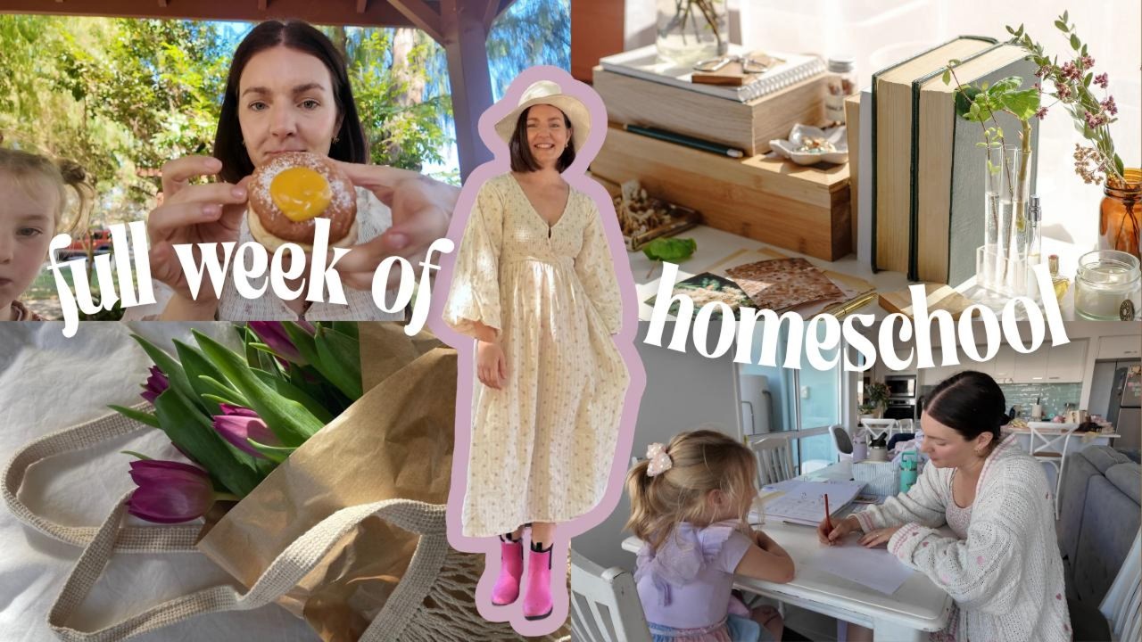 A Full week of HOMESCHOOL - unfiltered