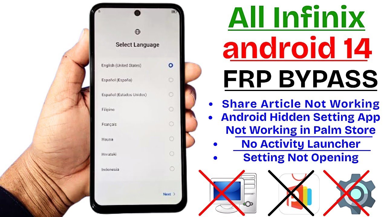 All Infinix Android 14 : GOOGLE ACCOUNT BYPASS | 2025 All Infinix Frp Bypass Android 13 Without PC