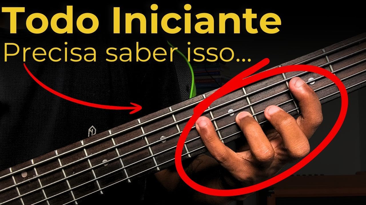 É assim que se CRIA FRASE se VOCÊ é INICIANTE - Contrabaixo.