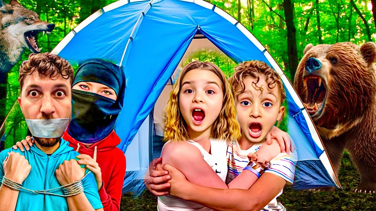 KUZEY ELİF ISSIZ ORMANDA BİR GÜN GEÇİRDİK !! KUZEY KORKTU ELİF AĞLADI !!