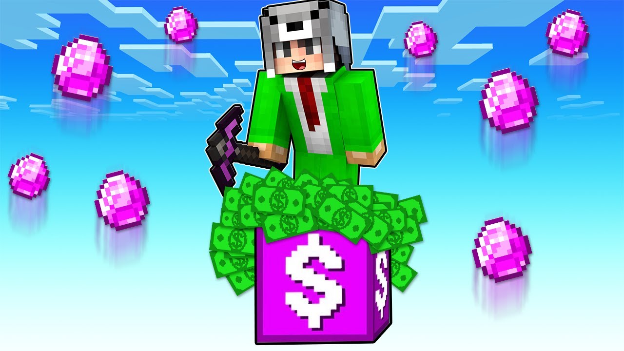 TEK MİLYARDER PARA BLOK 😱 - Minecraft
