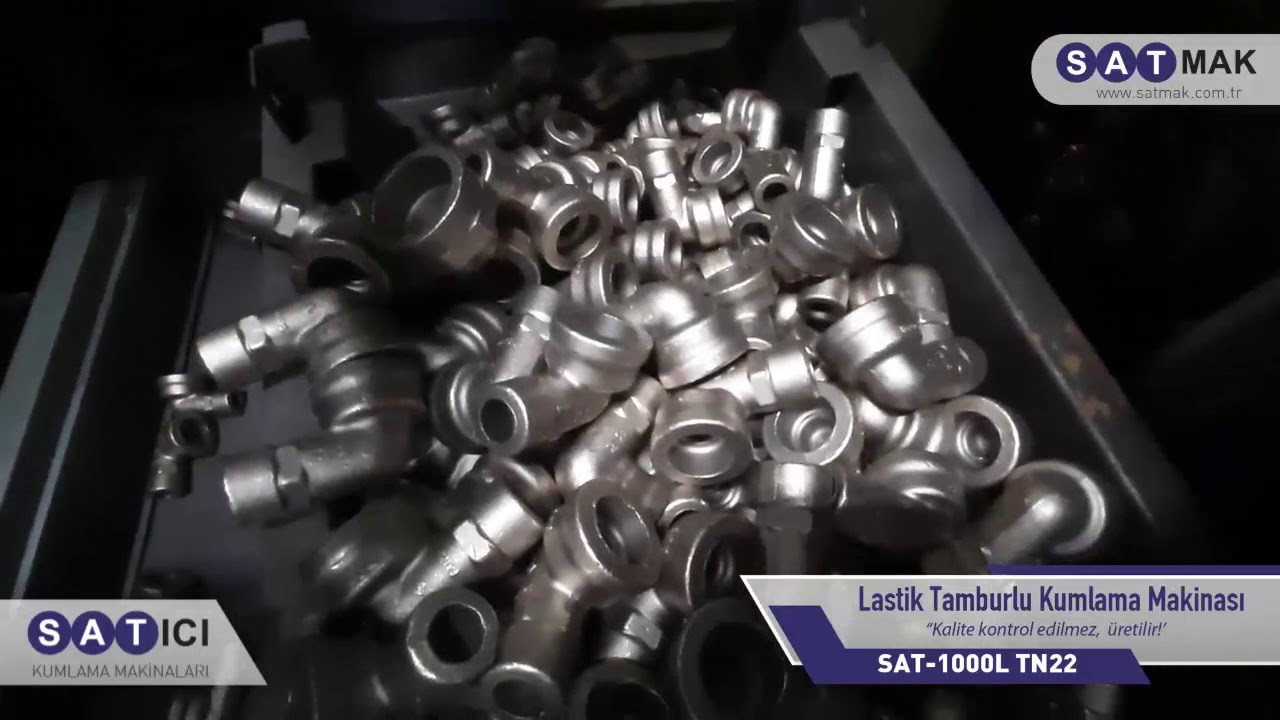 Lastik Tamburlu Kumlama Makinaları | SAT-1000L TN22