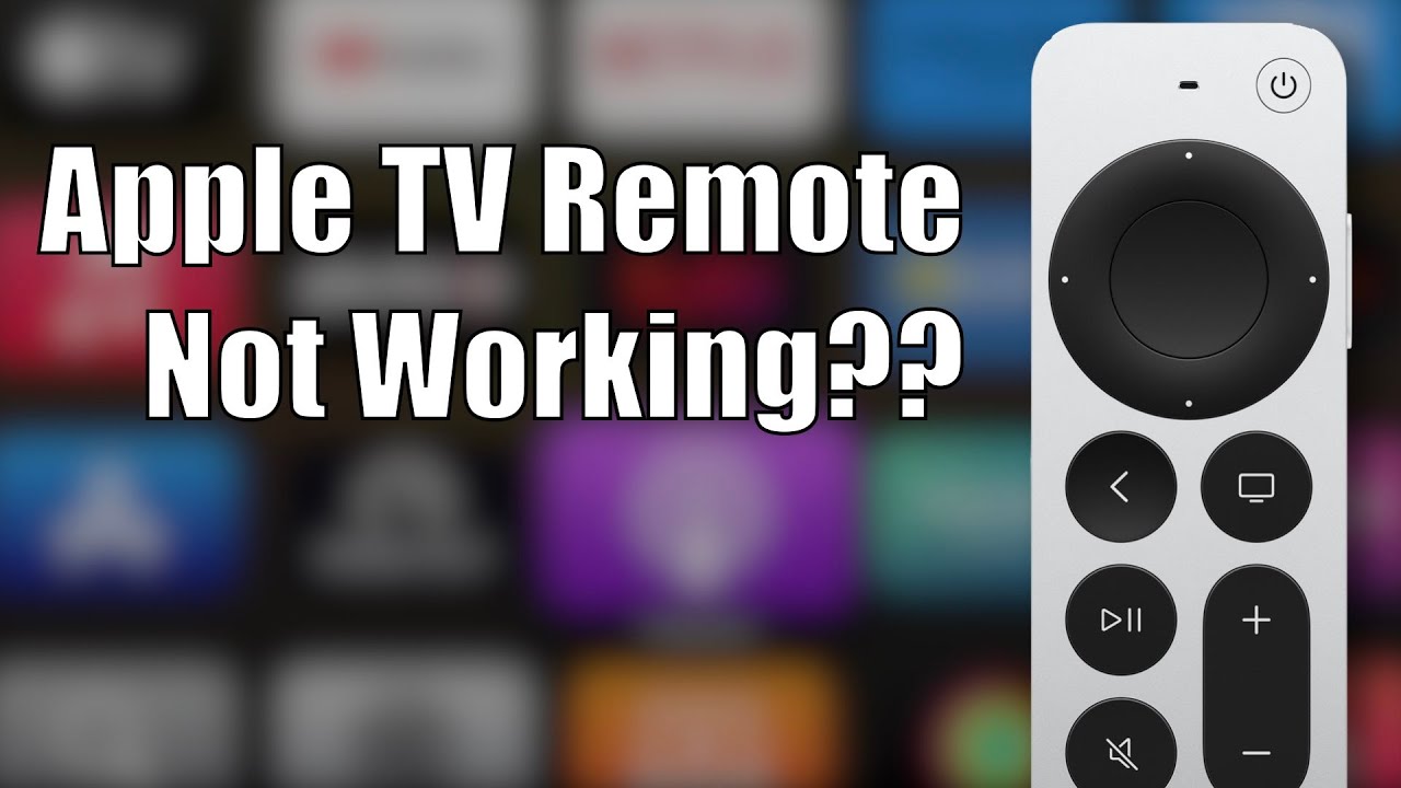 Не работает пульт Siri Remote на Apple TV?