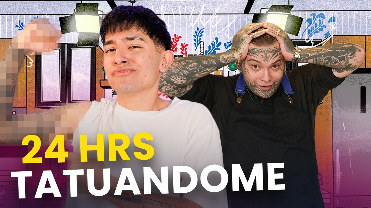 24 HORAS TATUANDOME con IÑAKI | VLOG CHEF EN PROCESO