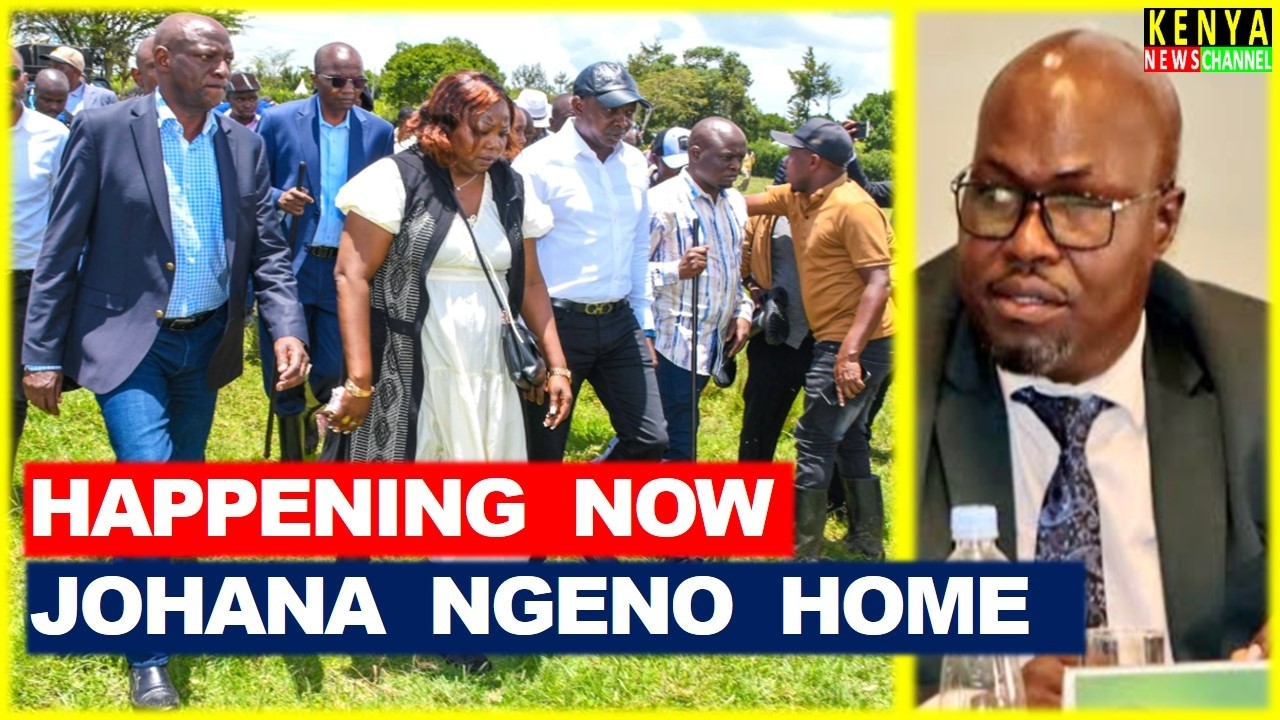 LIVE - Leaders flock Johanna Ngeno home in Emurua Dikir to Condole with his Family