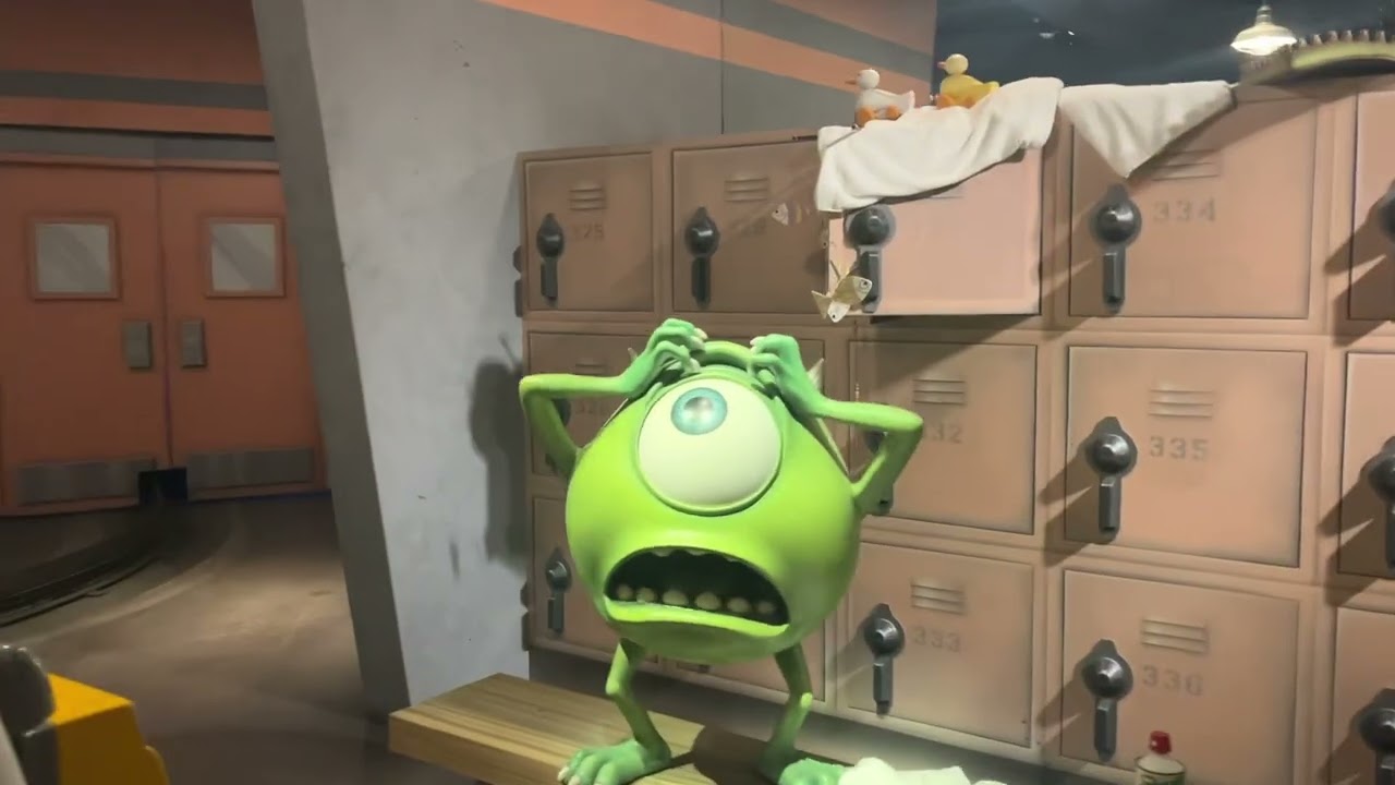 Monsters Inc Ride with Lukas
