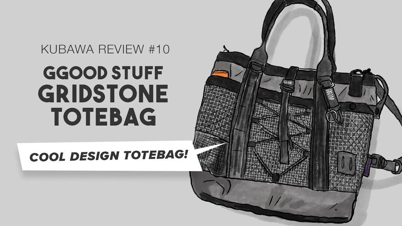 Ggoodstuff - Gridstone Two-way Tote bag review [English Subs]