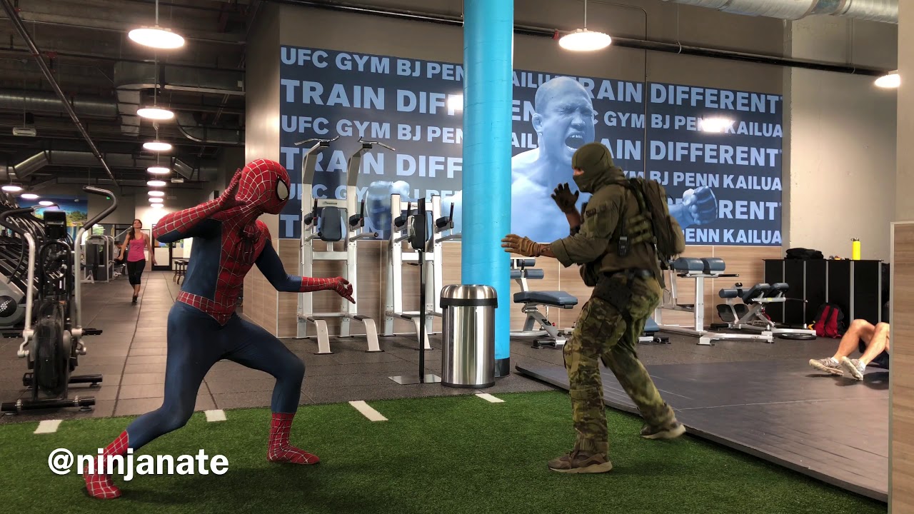 Ninja Nate's Spider-Man Training