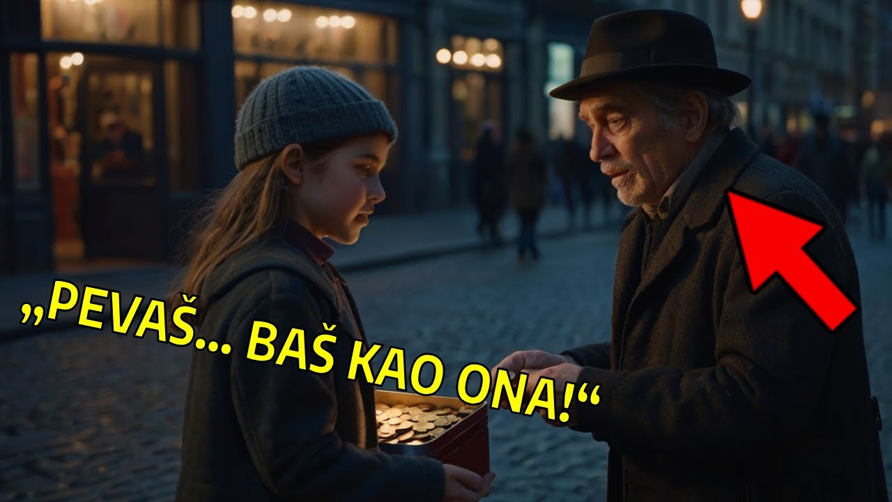 DEVOJČICA PEVA NA ULICI – A NEPOZNATI ČOVEK ŠAPUĆE: „ISTI GLAS KAO TVOJA MAJKA.“