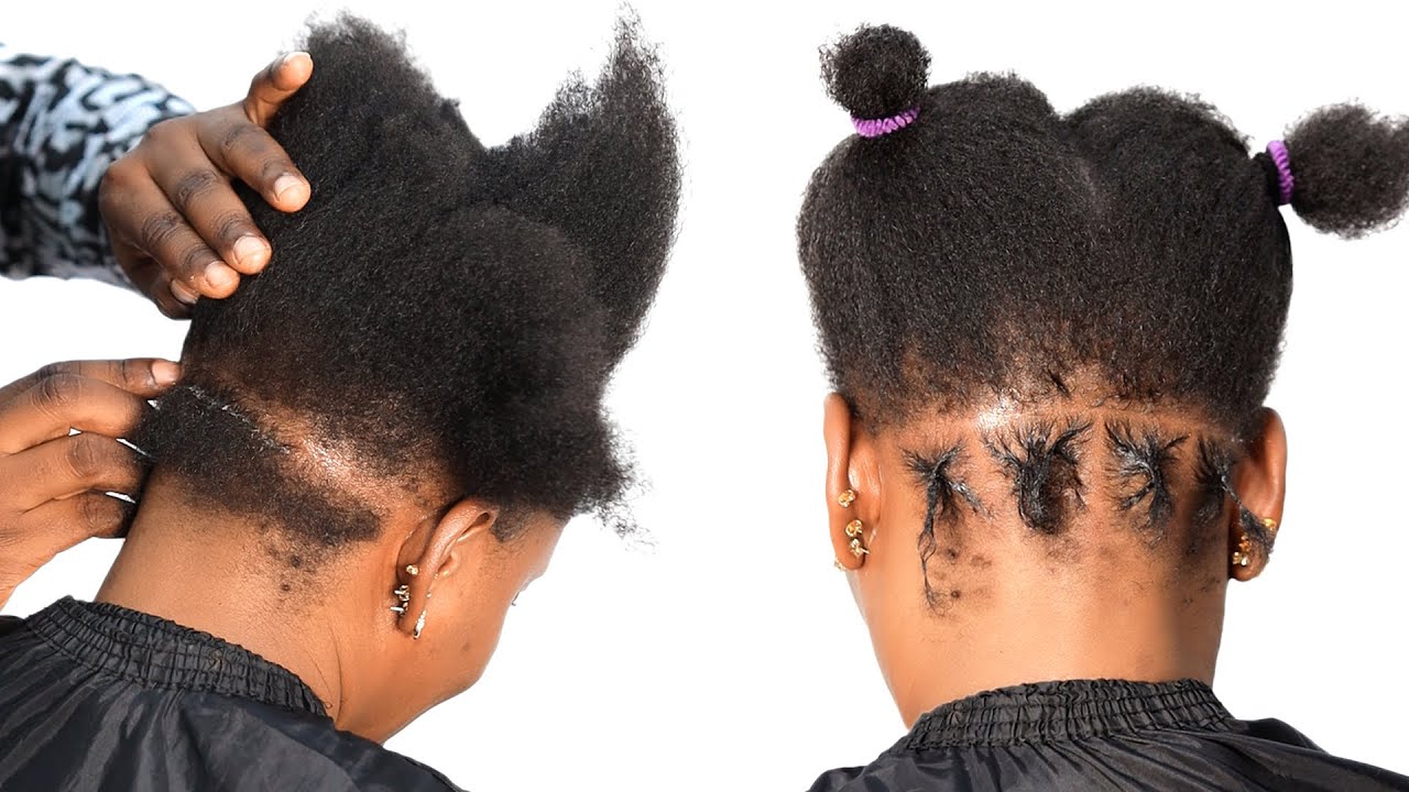 You Have Weak & Broken Hairline?. The Perfect Protective Hairstyle Recommended.
