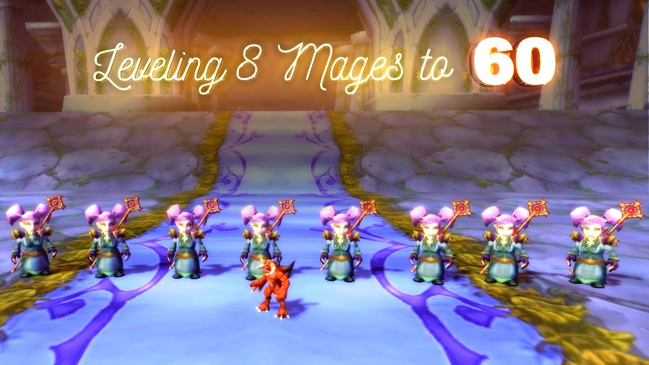 Leveling 8 mages to 60 - WoW Classic Multiboxing