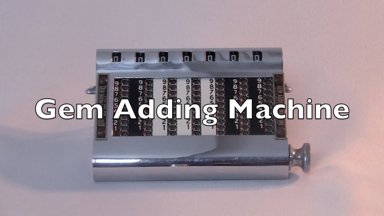 Gem Adding Machine Review / HowTo