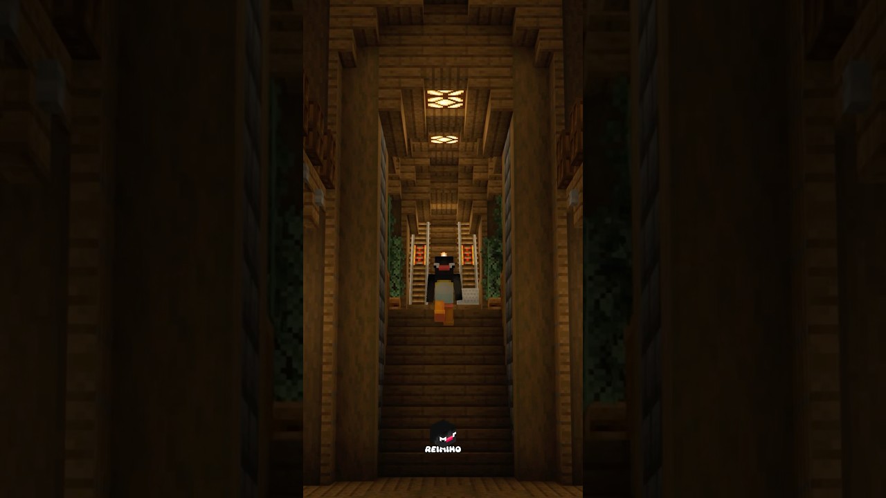 Simple Hidden Underground Base! Full tutorial uploaded! #minecraft #reimiho #fyp #undergroundbase