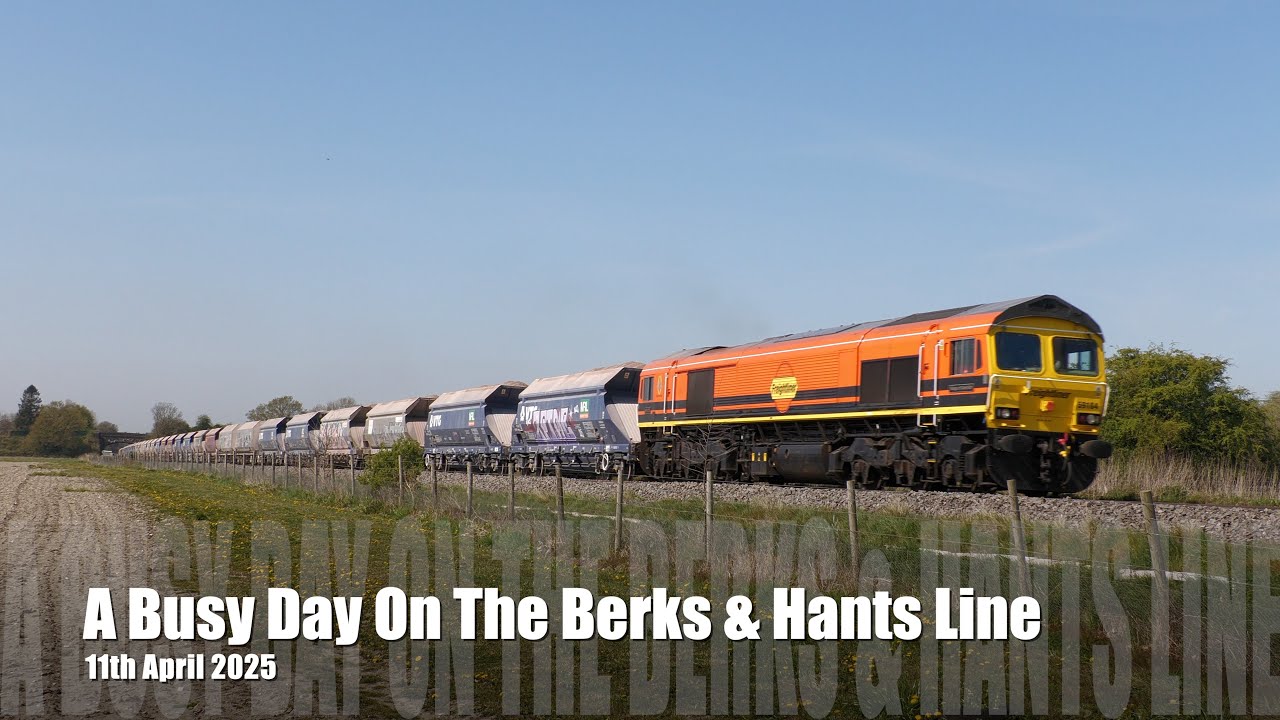 A Busy Day On The Berks & Hants Line 11.04.25 - 4K