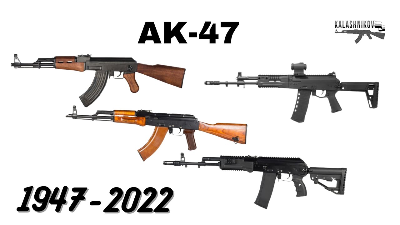 Evolution Of AK-47 (1947-2022)