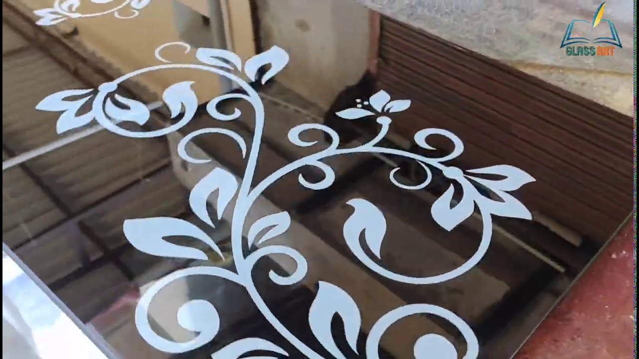 how to colour design table top black and white/glass art colour design..