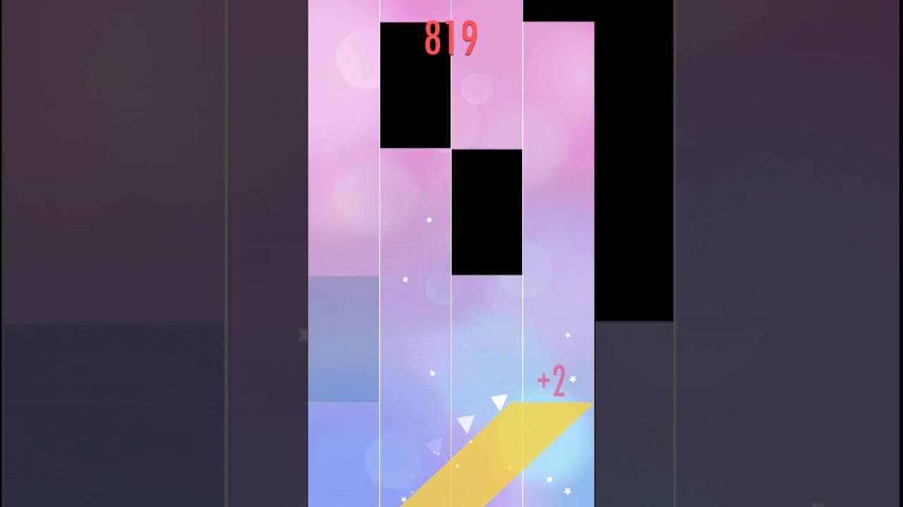 CRAZIEST  SLIDE  SONG in Piano Tiles2 (피아노 타일2) - 밤새들의 속삭임 - 1520  World Record