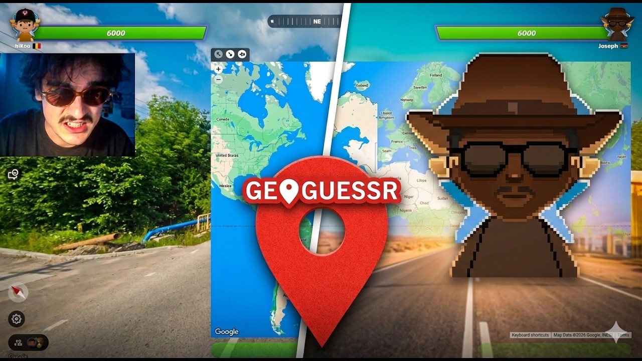 Insane BO3 Against Joseph on Geoguessr🤯🤯