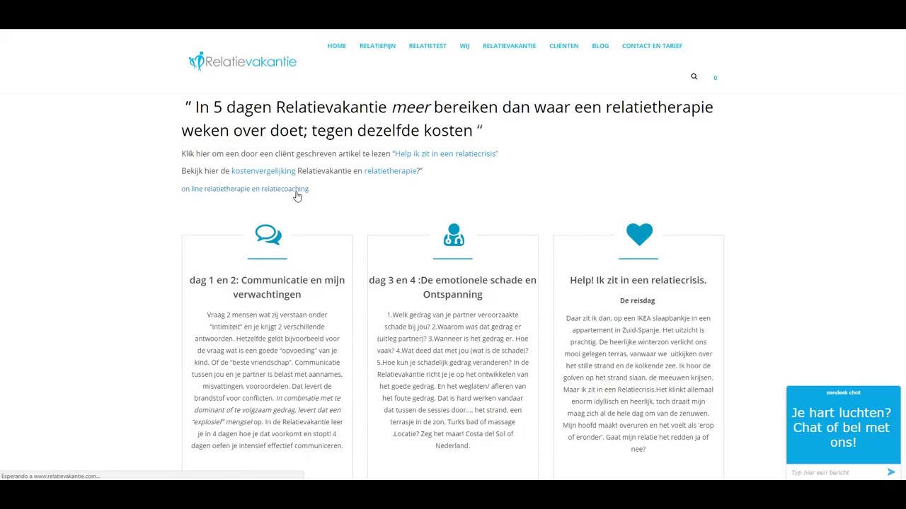 ON LINE RELATIETHERAPIE EN RELATIECOACHING