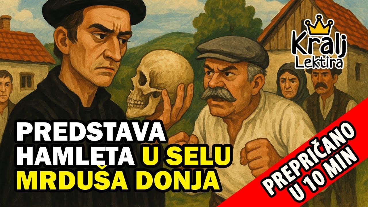 Predstava Hamleta u selu Mrduša Donja kratak sadržaj - Kralj Lektira