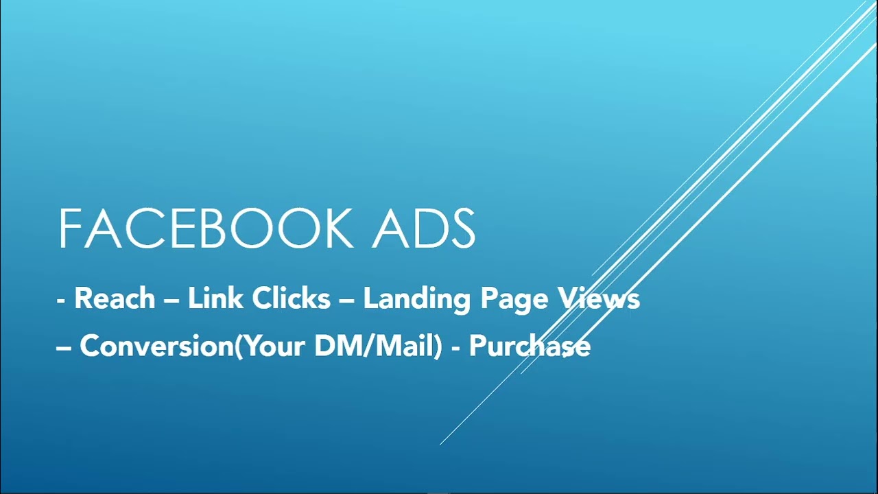 5. Facebook Ads Part 1  Intro To Facebook Ads & Campaign objectives
