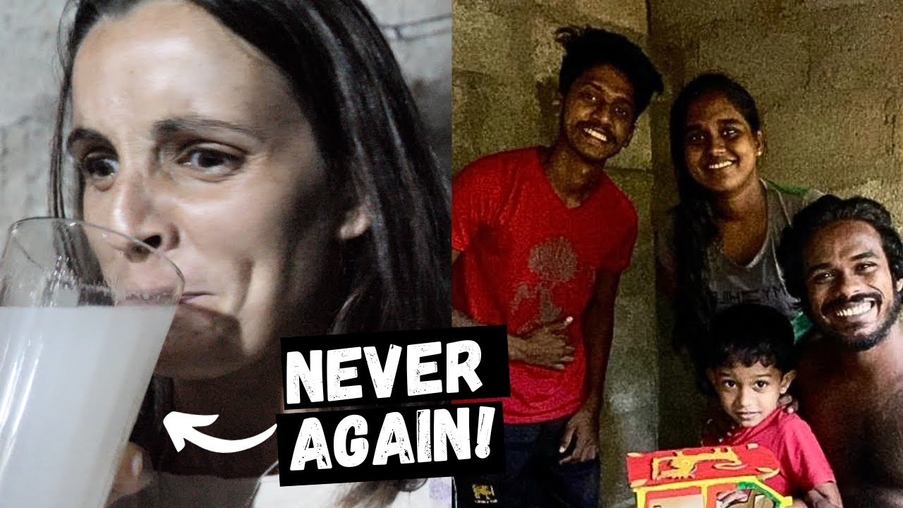 FAMILY HELPS US COMPLETE CHALLENGES! And my first (and last) time trying KITHUL RAA...