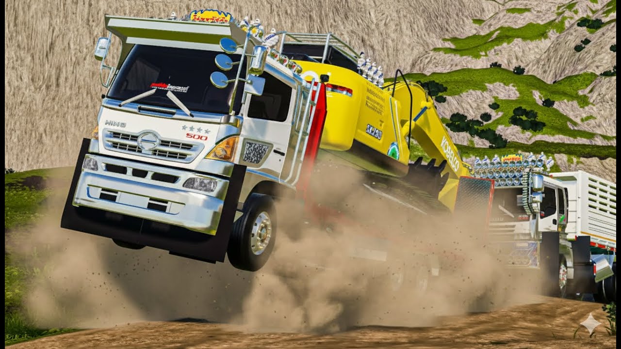 ย้ายรถขึ้นเขาไปหน้างานใหม่ลุยทางโหดๆจะขึ้นได้ไหม? FARMING SIMULATOR 19