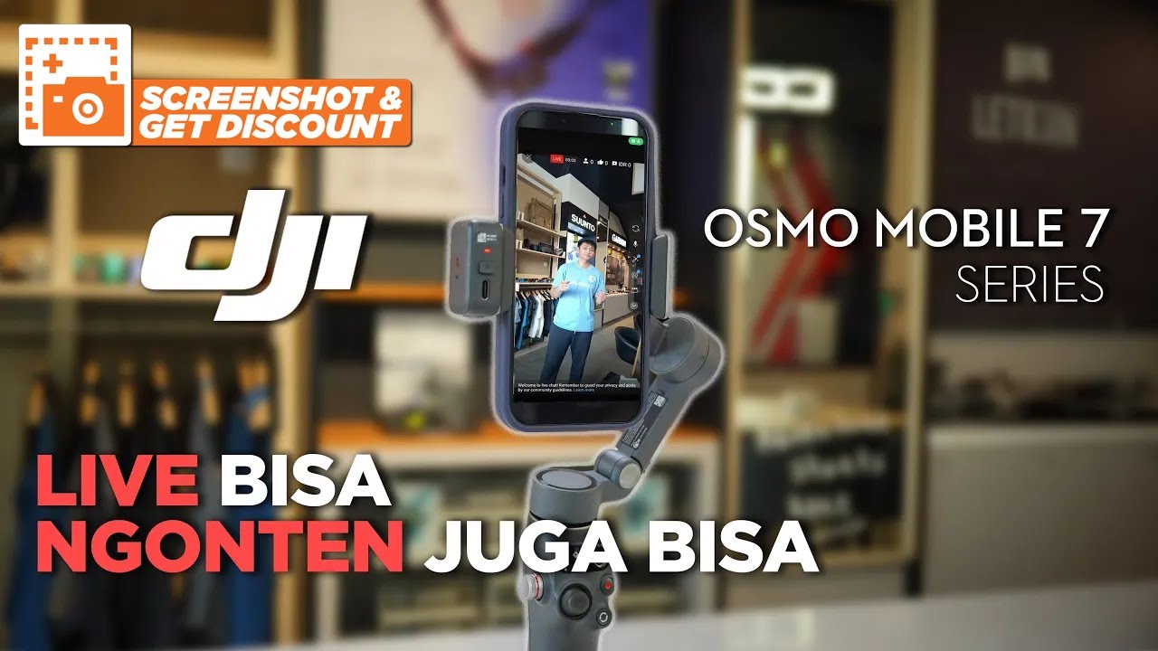 LIVE JUALAN TIKTOK ATAU NGONTEN BIASA? KETAHUI BEDA DJI OSMO MOBILE 7 & 7P