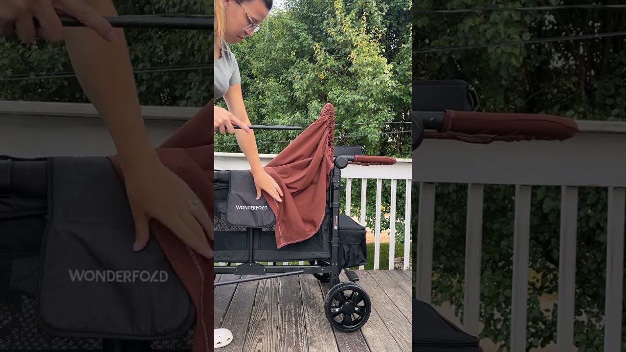 Making custom wonderfold wagon canopy's