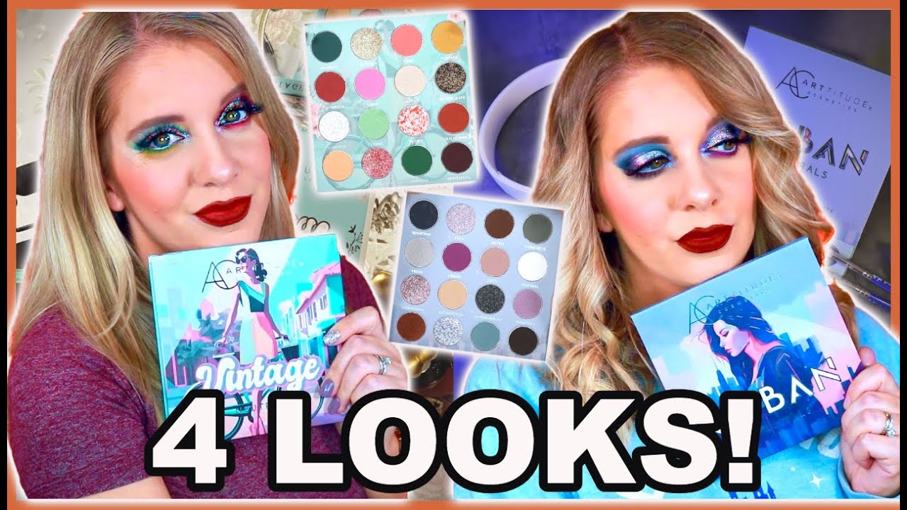 NEW! Arttitude Cosmetics Urban & Vintage Collection | Don't Sleep On This Brand!