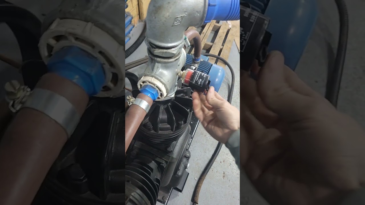 Compressor de ar 60 PCM, sobre base. Ar direto. Com filtro especial.
