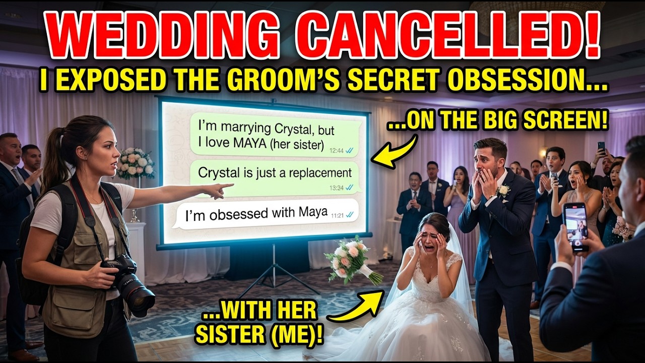 My Sister Said: “You’re Too Fat To Be A Bridesmaid.” So I Showed The Groom’s Texts On The Big Screen