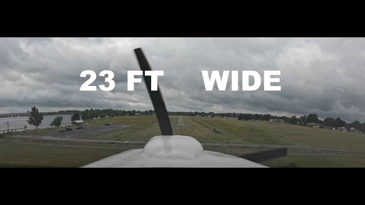 Landing on the Narrowest Runway