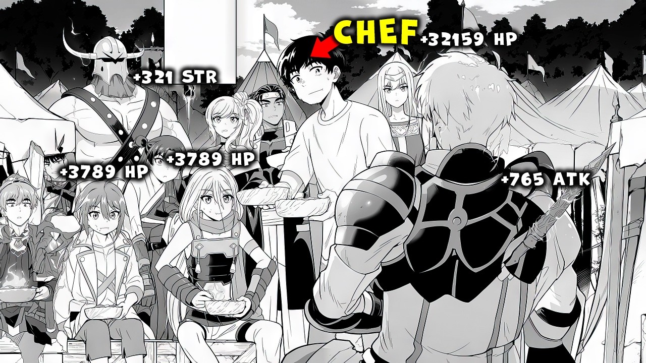 A Chef Was Reborn in a World of War - His Food Makes the Army 100 Times Stronger - Manga Recap