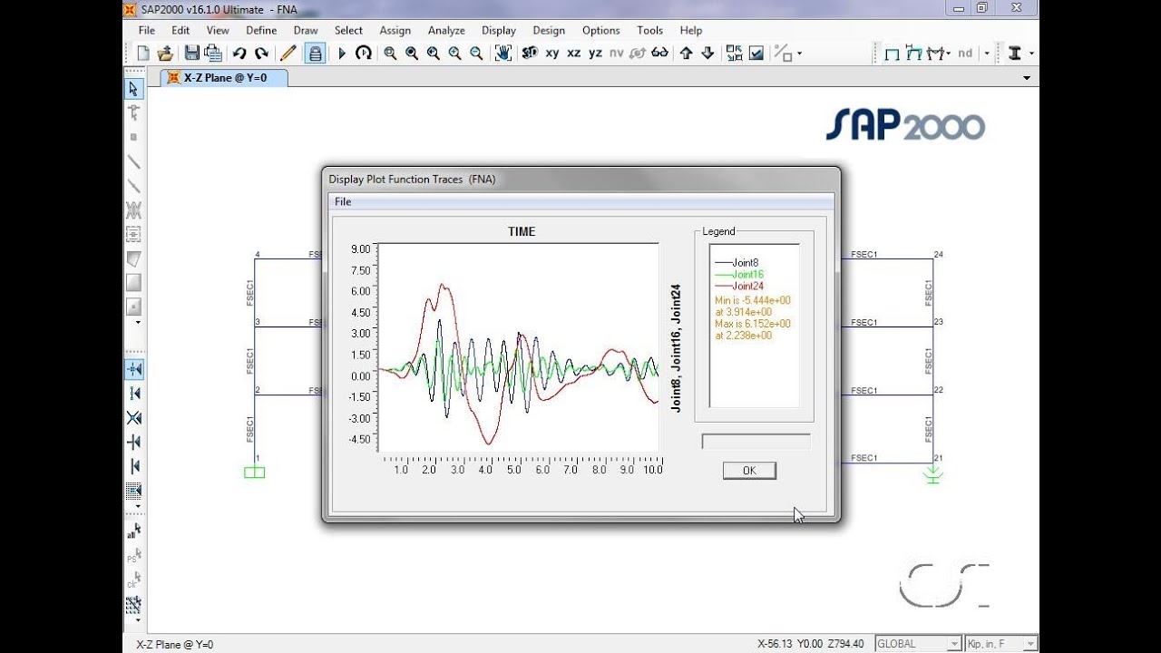 SAP2000 - 29 Fast Nonlinear Analysis: Watch & Learn