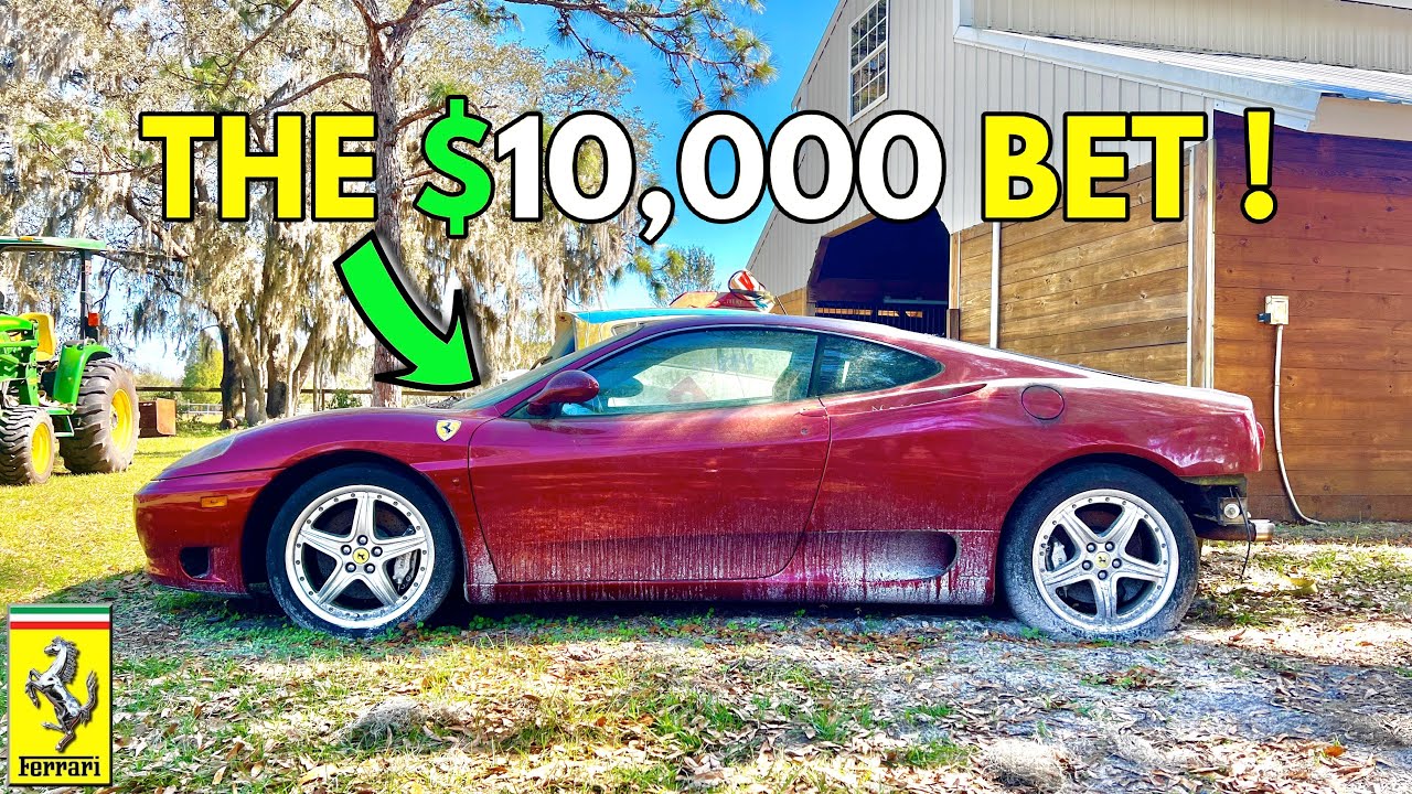Abandoned Ferrari 360 The $10,000 Bet