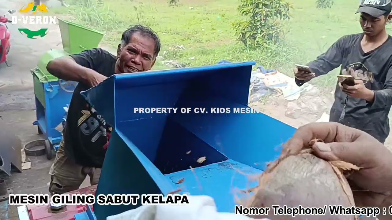 MESIN GILING SABUT KELAPA   PENGGILINGAN TANPA MELILIT