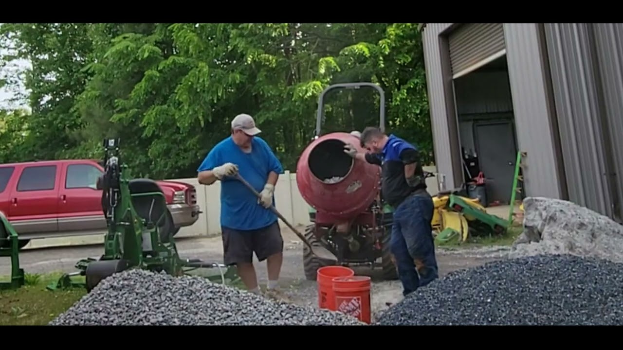 Patio Pour part 1