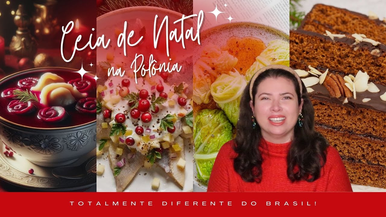A Ceia de Natal na Polônia tem 12 pratos e nenhum é igual ao Brasil