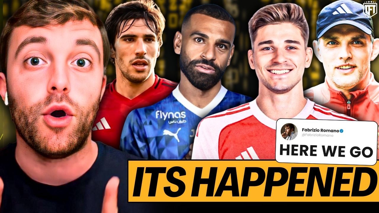 DEAL AGREED✍️ Julián Alvarez to Arsenal DEAL⌛Tuchel signs DEAL✍️Tonali DEAL ADVANCING☑️ Salah EXIT