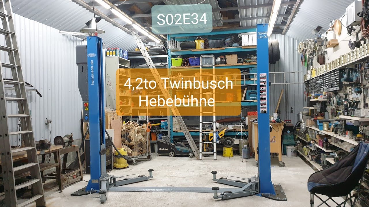S02E34 - Twinbusch  Hebebühne Profiline | James hebt ab | man hebe einen 2,5to Defender hoch | 4KUHD