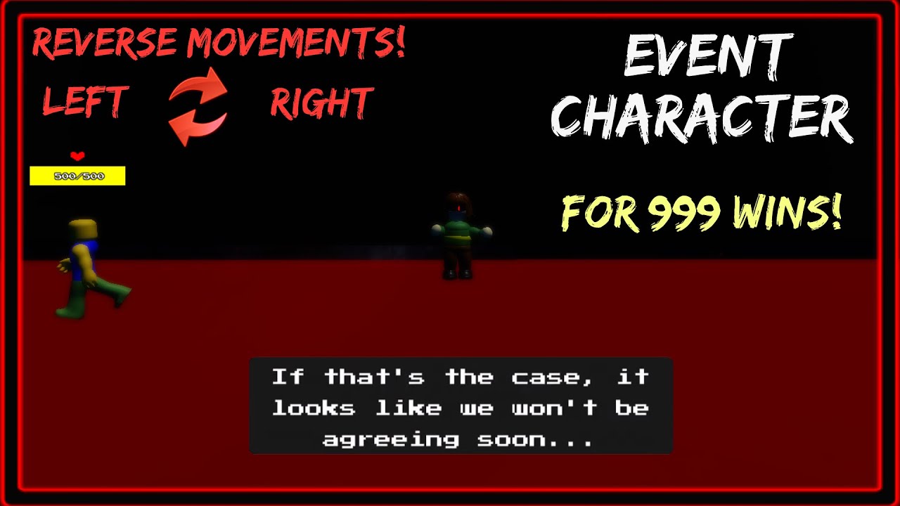 Undertale: Judgement Day - No More Deals Chara Showcase