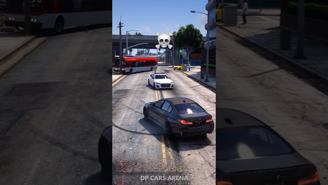 Audi RS6 😈 vs BMW M5 ☠️ Is The Bus a Teammate? 💀