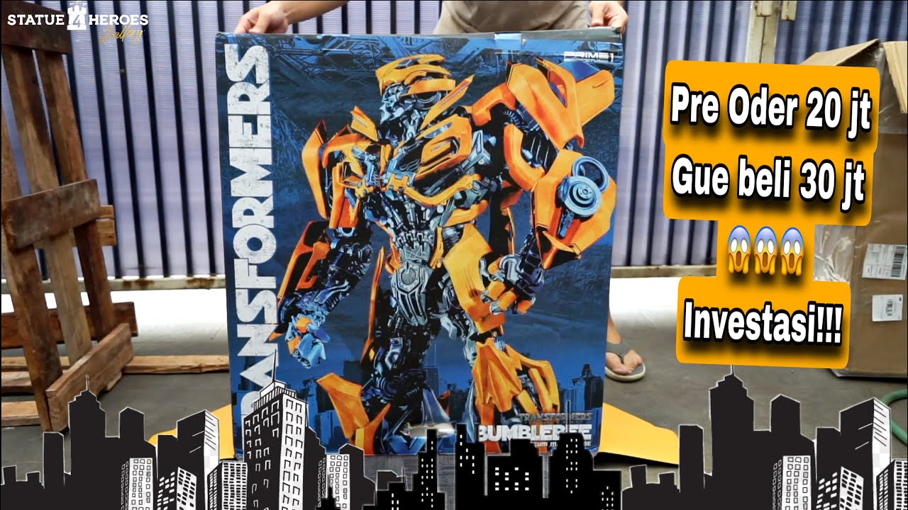 AKHIRNYA DAPET STATUE BUMBLE BEE PALING RARE DI INDONESIA!! UNBOXING BEE THE LAST KNIGHT by PRIME 1