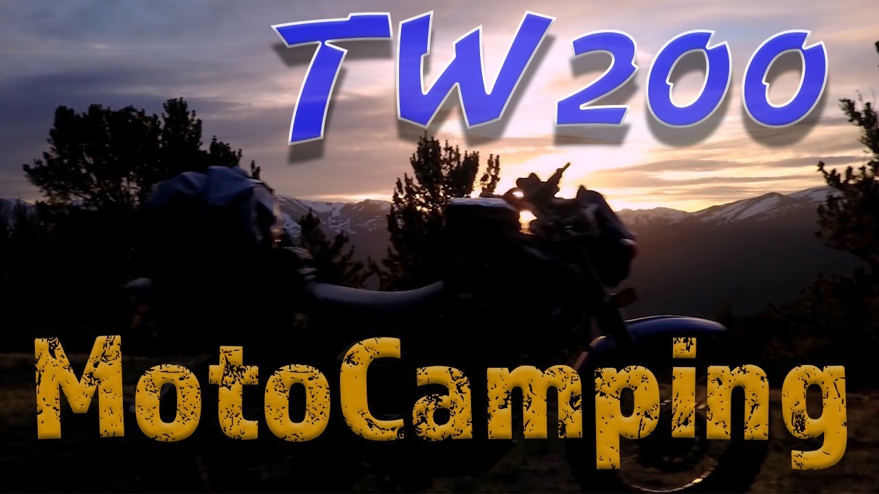 TW200 MotoCamping Adventure - exploring the Rocky Mountains