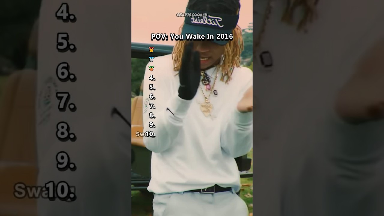 Which RAP song was bests in 2016? #2016 #rapsongs #rapmusic #hiphopmusic